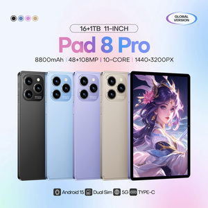 Tablette <span class=keywords><strong>Android</strong></span> pour enfants, 16 + 1 To, large tablette de stockage, 8 Pro, 1440x3200, 11 pouces, 8800mAh - Product Image 6