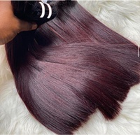 Extensiones de cabello humano virgen Funmi one donor, venta al por mayor, 13A Ddrawn Pixie cURL