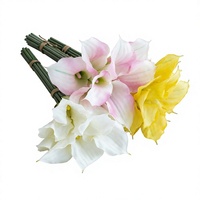 Lys Calla Artificiel Effet Naturel en Caoutchouc Souple – Tige de Fleur Artificielle de Haute Qualité pour Décoration Mariage, Maison, Hôtel – Nouveau Design