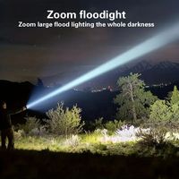 Luz de antorcha portátil A76, linterna de mano Led de largo alcance, potentes linternas súper brillantes, lúmenes altos 100000
