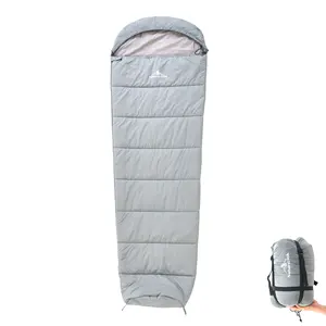 Носимый взрослый зимний спальный мешок 4 сезона хлопчатобумажная полиэфирная ткань теплая для всех температур