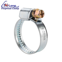 Collier de serrage pivotant en acier inoxydable de type allemand 90-110 mm avec surface polie, mesure en pouces/métrique, fixation de tuyaux en stock