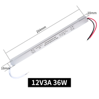 Alimentation électrique à commutation LED ultra-mince DC12V 2A 3A 4A 5A 6A 8A 10A AC100-264V Transformateur d'éclairage industriel pour bandes LED