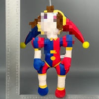Peluche The Amazing Digital Circus, grande peluche Pomni, personnage d'animation de cirque, clown monstre en peluche