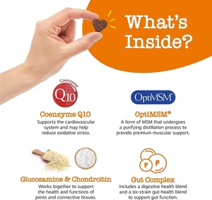 Masticables suaves multivitamínicos con sabor a pavo Premium para perros, aumentan la energía de la inmunidad, reducen la <span class=keywords><strong>ansiedad</strong></span>, alergias e inflamación - Product Image 4