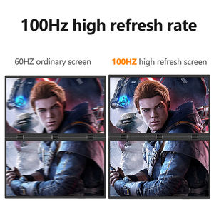 Monitor Portátil Dual de 18.5 Pulgadas para Laptop, 100Hz, 1080P, Extensor de Pantalla Plegable de 360 Grados °   Pantalla Externa Doble Plegable con Soporte - Product Image 5