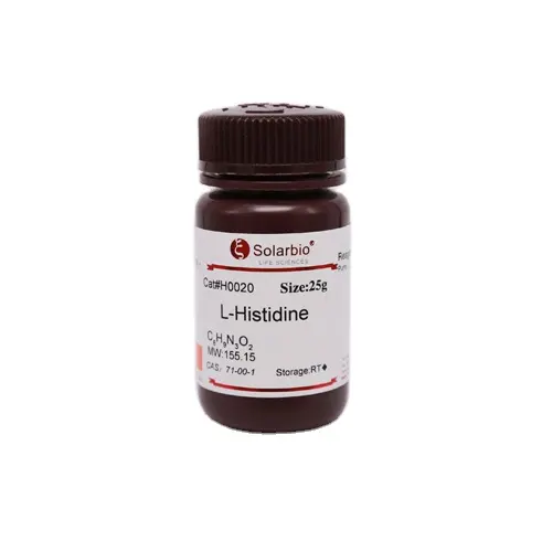 Reactivos de alta pureza de Solarbio L-histidina CAS 71-00-1 para investigación científica