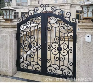 <span class=keywords><strong>Puertas</strong></span> Correderas Automáticas <span class=keywords><strong>de</strong></span> Acero Metálico Sencillas Hechas en China, Modelos <span class=keywords><strong>de</strong></span> Rejas <span class=keywords><strong>de</strong></span> Hierro Forjado, Diseño Moderno para Casa, Villa, Hogar - Product Image 4