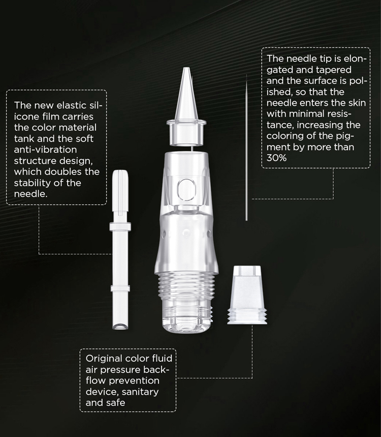 Customizing Disposable Safety PUM Permanent Makeup Machine Cartridge Needle