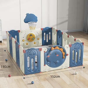 Productos para bebés Venta caliente 2024 <span class=keywords><strong>Corral</strong></span> para bebés Valla Puerta Patio de juegos Respetuoso con <span class=keywords><strong>el</strong></span> medio ambiente Plástico de lujo Pequeño columpio redondo para bebés <span class=keywords><strong>Corral</strong></span> - Product Image 3