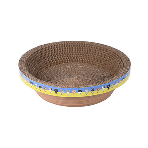Cat Scratching Board Corrugated Paper 1 <b>Level</b> Solid Pattern Cat Bed Pet Supplies - Product Image 5