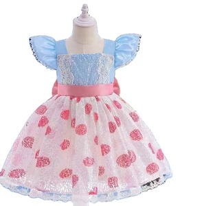Abito da Principessa Elsa Anna <span class=keywords><strong>Biancaneve</strong></span> BX 2026 per Festa di Compleanno, <span class=keywords><strong>Costume</strong></span> da Principessa Sofia Belle Rapunzel per <span class=keywords><strong>Bambina</strong></span> - Product Image 5