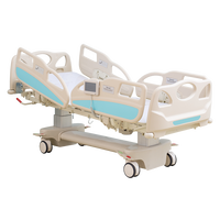 Lit médical en alliage d'aluminium LLF, classe II, pour hôpital, soins infirmiers, usage domestique, lit mobile doublement réglable avec ouverture pour toilettes, ISO9001/CE