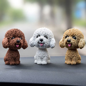 <span class=keywords><strong>Personnalité</strong></span> voiture accessoires résine artisanat secouant la tête chien conception personnalisée mignon Bobblehead Animal Statue ornement - Product Image 5