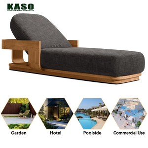 Chaise longue <span class=keywords><strong>de</strong></span> luxe moderne en teck pour hôtel, resort, bord <span class=keywords><strong>de</strong></span> piscine, patio, jardin, villa, plage, extérieur, imperméable - Product Image 6