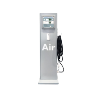 Station de Gonflage Automatique Professionnelle pour Pneus à Monnayeur et Carte G5 – Borne Extérieure Robuste en Métal pour Stations-Service