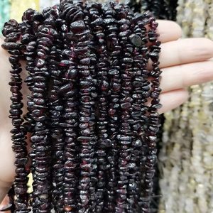 주얼리 제작용 구멍 있는 도매 천연 비정형 컬러풀한 원석 자갈 크리스탈 칩 루스 비즈 - Product Image 5