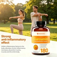 Capsules de Curcuma et Curcumine à Marque Blanche OEM : Inhibition des Facteurs Inflammatoires, Soutien Articulaire, Complément Alimentaire