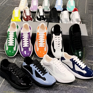 <span class=keywords><strong>Scarpe</strong></span> da Corsa Sportive di Lusso American's Cup <span class=keywords><strong>per</strong></span> <span class=keywords><strong>Uomo</strong></span>, in Pelle Verniciata e Rete, Sneaker alla Moda, Vendita all'Ingrosso - Product Image 1