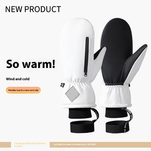 Guanti da sci all'aperto con Snowboard personalizzati alla moda guanti da moto Touch Screen guanti impermeabili da sci innevato da uomo - Product Image 6