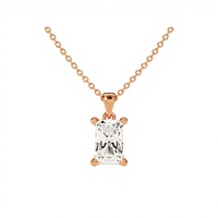 Bijoux pour femmes, or 14 carats, colliers tendance pour femmes, diamants cultivés en laboratoire, collier radiant, chaînes de mariage et de fiançailles, bijoux fins