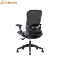Chaise de bureau exécutive moderne à prix d'usine, ergonomique, hauteur réglable, accoudoirs 4D, maille en nylon (couleur personnalisable), dossier mi-haut