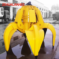 Moteur de godet de préhension électrohydraulique pour la manutention de matériaux en vrac dans la construction, accessoires pour grues et opérations portuaires