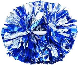 Pompons de pom-pom girl avec poignée de bâton pour esprit d'équipe Sports Dance Cheering Kids Adults - Product Image 5