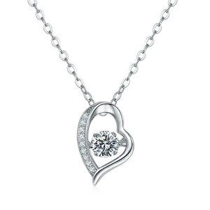 Европейский и американский Ls S925 стерлингового серебра Муассанит кулон Муассанит бриллиант jewelryux 0.5ct основной алмаз