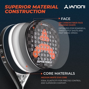Caston Sports Venta al por Mayor Disponible Envío el Mismo Día Descuentos por Volumen. Pala <span class=keywords><strong>de</strong></span> Pádel Hecha a Mano <span class=keywords><strong>de</strong></span> Fibra <span class=keywords><strong>de</strong></span> Carbono <span class=keywords><strong>de</strong></span> Alta Gama 3K/12K/18K con Acabado Diamantado - Product Image 6
