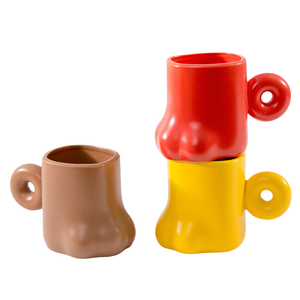 Tazza in Porcellana Stile Nordico a Forma di Zampa di <span class=keywords><strong>Gatto</strong></span> GZYSL, Alta Qualità, Logo Personalizzato, Tazza da Caffè Carina per il Ritorno a Scuola, Nuovo Arrivo dal Guangdong, Perfetta - Product Image 2