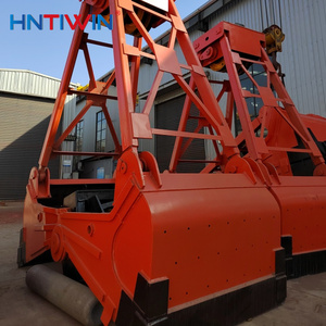 HNTIWIN Puerto de barco Grúa Cuerda de alambre Pinza Eléctrica Hidráulica Cubos de concha Motor de agarre Control remoto inalámbrico para arena de carbón - Product Image 5