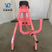 YG-FITNESS YG-1046 Appareil de musculation commercial à barre en T avec support pectoral, entraîneur de dos à charge libre
