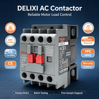 DELIXI CJX2S-1210 Contacteur AC 12A 3 pôles Bobine 690V 220V 380V Contacteur magnétique pour moteur 5,5kW Certifié CCC CE
