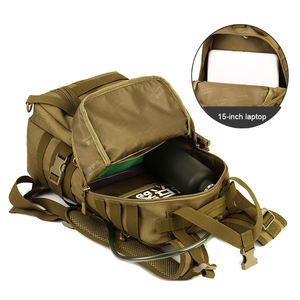 Mochila Protetora Plus Impermeável para Caminhadas, Camping e Caça 30L MOLLE Durável Camuflada Tática - Product Image 3