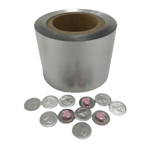 <span class=keywords><strong>Film</strong></span> d'aluminium facile à déchirer personnalisable, <span class=keywords><strong>film</strong></span> thermoscellant pour emballage sous blister, <span class=keywords><strong>film</strong></span> en rouleau pour boîtes blister en PVC - Product Image 4