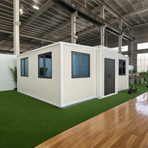 Maison conteneur pliable extensible 20 pieds 40 pieds, 2 chambres, maison modulaire portable, maison pliable pour usage résidentiel, bureau, hôtel - Product Image 5