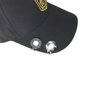磁性高尔夫球帽夹球记号笔架男女高尔夫球手礼品高尔夫运动场配件高尔夫球帽包配件