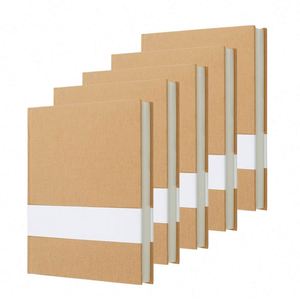 Carnet à couverture rigide en lin A5, 100 feuilles, tissu de haute qualité, agenda en promotion pour l'écriture avec dorure à chaud personnalisée - Product Image 1