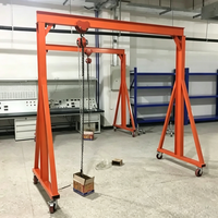Mini-grue portative de levage de 1 tonne pour intérieur et extérieur avec un stock suffisant
