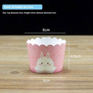 Moule à cupcakes pour fête d'Halloween, en papier sulfurisé, à thème effrayant, pour la cuisson de desserts de la fête des Mauvaises Fées - Product Image 4