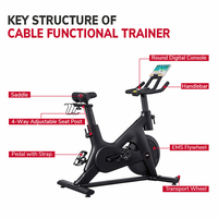 EN STOCK vélo de spinning vélo d'exercice stationnaire Sports d'intérieur Cardio vélo silencieux équipement de gymnastique à domicile