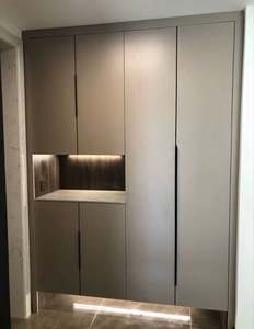 Meuble de rangement à chaussures moderne sur mesure, en bois massif durable, respectueux de l'environnement, pour villas et hôtels - Product Image 2