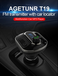 AGETUNR T19 <span class=keywords><strong>Bluetooth</strong></span> V4.2 Kit APP <span class=keywords><strong>coche</strong></span> <span class=keywords><strong>AUX</strong></span> fuera 2 USB manos libres transmisor FM MP3 jugador - Product Image 2