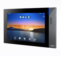 Moniteur d'interphone vidéo d'intérieur Fanvil I57A 10,1 pouces Android 9 en aluminium avec lumière ambiante 1080P Wi-Fi PoE 8 relais d'alarme carte TF