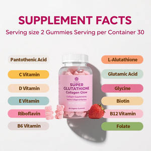 OEM Glutathione Collagen Gummies Glow Support <span class=keywords><strong>Liver</strong></span> <span class=keywords><strong>Health</strong></span> Mejora la piel Blanqueamiento Trightem Marine Collagen Vitamins Suplemento - Product Image 4