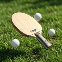 Ensemble de raquettes de ping-pong de niveau professionnel, base de haute qualité à 17 couches, 200g, caoutchouc léger anti-tourbillon, caoutchouc ITTF noir