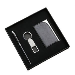 <b>Personalized</b> Luxury Corporate Gift Idea Business Gift Set <b>Keychain</b> With Custom Logo for Men and Women - Product Image 5