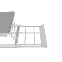Séchoir à linge électrique HK13B pour plafond avec lumière LED intégrée, commande vocale, capacité de charge de 138 kg, pour balcon, intérieur, maison