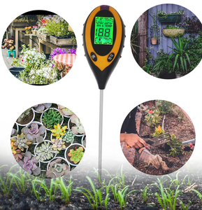 Yeni dijital 4-in-1 toprak Tester ölçer sıcaklık nem pH sensörü bahçe bitkileri Orchard çiftlikleri için uçucu nem metre - Product Image 6